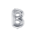 Partydeco Folienballon Buchstabe B Silber 35cm-1St