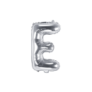 Partydeco Folienballon Buchstabe E Silber 35cm-1St