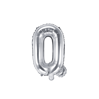 Riethmüller Folienballon Buchstabe Q Silber 35cm-1St