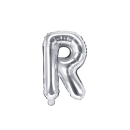 Partydeco Folienballon Buchstabe R Silber 35cm-1St