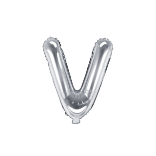 Riethmüller Folienballon Buchstabe V Silber 35cm-1St