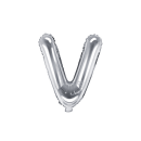 Riethmüller Folienballon Buchstabe V Silber 35cm-1St
