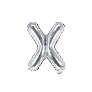 Riethmüller Folienballon Buchstabe X Silber 35cm-1St