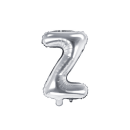 Partydeco Folienballon Buchstabe Z Silber 35cm-1St