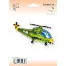 Flexmetal Folienballon Hubschrauber Grün 96cm-1St