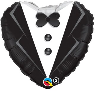 Qualatex Folienballon Bräutigam Smoking  ø45cm-1St