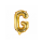 Partydeco Folienballon Buchstabe G Gold 35cm-1St