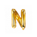Partydeco Folienballon Buchstabe N Gold 35cm-1St