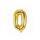 Partydeco Folienballon Buchstabe O Gold 35cm-1St