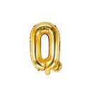 Luftballon Buchstabe Q Gold Folie ca 35cm