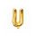 Partydeco Folienballon Buchstabe U Gold 35cm-1St