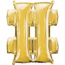 Riethmüller Folienballon Sonderzeichen # Gold 35cm-1St