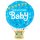 Luftballon Welcome Baby Blau Folie ø46cm