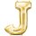 Globos Folienballon Buchstabe J Gold Folie 86cm-1St