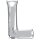 Anagram Folienballon Buchstabe L Silber Folie 86cm-1St