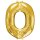 Globos Folienballon Buchstabe O Gold Folie 86cm-1St