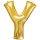 Globos Folienballon Buchstabe Y Gold Folie 86cm-1St