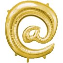 Anagram Folienballon Sonderzeichen @ Gold Folie 86cm-1St