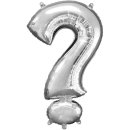 Luftballon Symbol ? Silber Folie ca 86cm