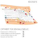 luftballonsDE Ballonflugkarte Just Married Herzen-50St