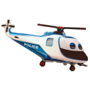 Flexmetal Folienballon Polizeihubschrauber 96cm...