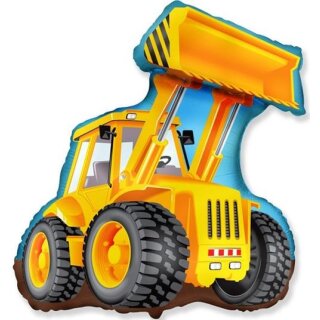 Flexmetal Folienballon Bagger 81cm unverpackt-1St