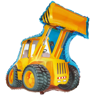 Flexmetal Folienballon Bagger 81cm unverpackt-1St