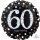 Anagram Folienballon -Zahl 60- Happy Birthday funkelnd ø45cm-1St