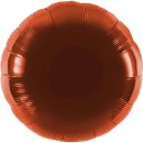 Luftballon Braun Folie ø45cm