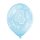 6 Luftballons Zahl 4 Mix &oslash;30cm