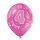 6 Luftballons -Zahl 4- Mix ø30cm