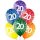 Belbal Premium Luftballon -Zahl 20- ø30cm Mix-6St