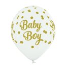 Belbal Premium Luftballon Baby Boy  ø30cm-6St