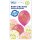 Belbal Premium Luftballon Baby Girl  ø30cm-6St