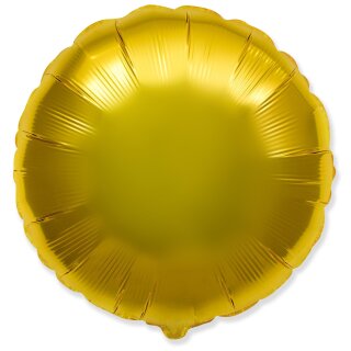 Flexmetal Folienballon Gold Jumbo ø75cm unverpackt-1St