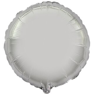 Flexmetal Folienballon Silber Jumbo ø75cm unverpackt-1St