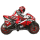Flexmetal Folienballon Motorrad Rot 84cm unverpackt-1St