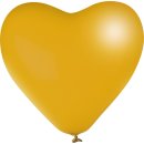 Herzballon Gold &oslash;40cm
