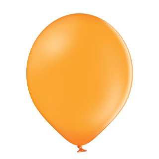 100 Luftballons Orange Pastel &oslash;12,5cm