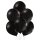 100 Luftballons Schwarz Pastel &oslash;23cm