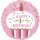 Anagram Folienballon -Zahl 1- Happy Birthday Rosa  ø43cm-1St