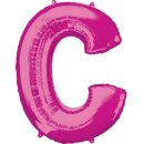 Anagram Folienballon Buchstabe C Pink Folie 86cm-1St