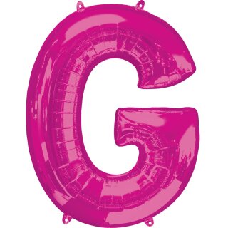 Anagram Folienballon Buchstabe G Pink Folie 86cm-1St