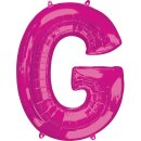 Anagram Folienballon Buchstabe G Pink Folie 86cm-1St