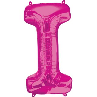 Anagram Folienballon Buchstabe i Pink Folie 86cm-1St