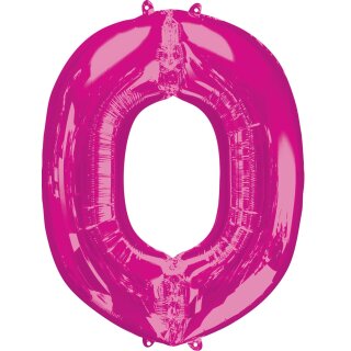 Anagram Folienballon Buchstabe O Pink Folie 86cm-1St