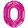 Luftballon Buchstabe O Pink Folie ca 86cm