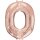 Anagram Folienballon Buchstabe O Rosegold Folie 86cm-1St
