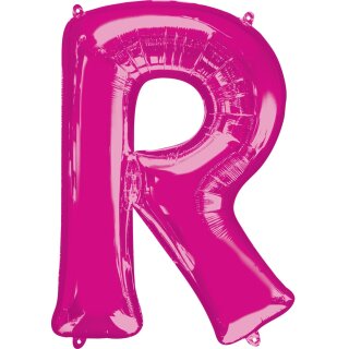 Anagram Folienballon Buchstabe R Pink Folie 86cm-1St