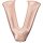 Anagram Folienballon Buchstabe V Rosegold Folie 86cm-1St